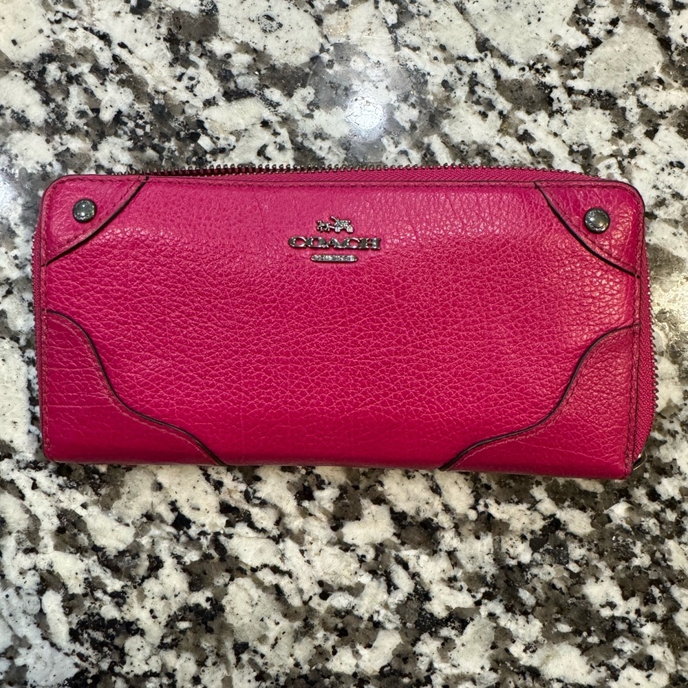 Coach Mickie Zip around wallet